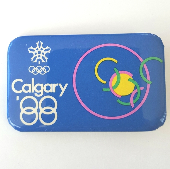 Calgary 1988 Olympics Pin Vintage Canada - Picture 1 of 2